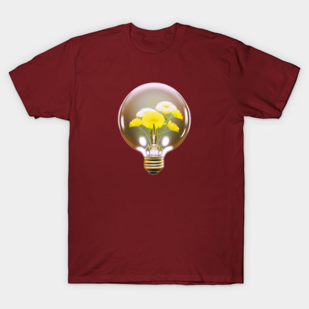 Flower Power T-Shirt by AlienMirror